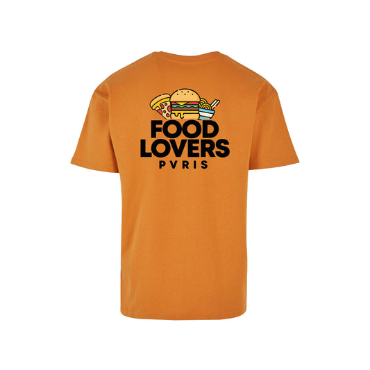 T-shirt Oversize Orange FoodLovers PVRIS