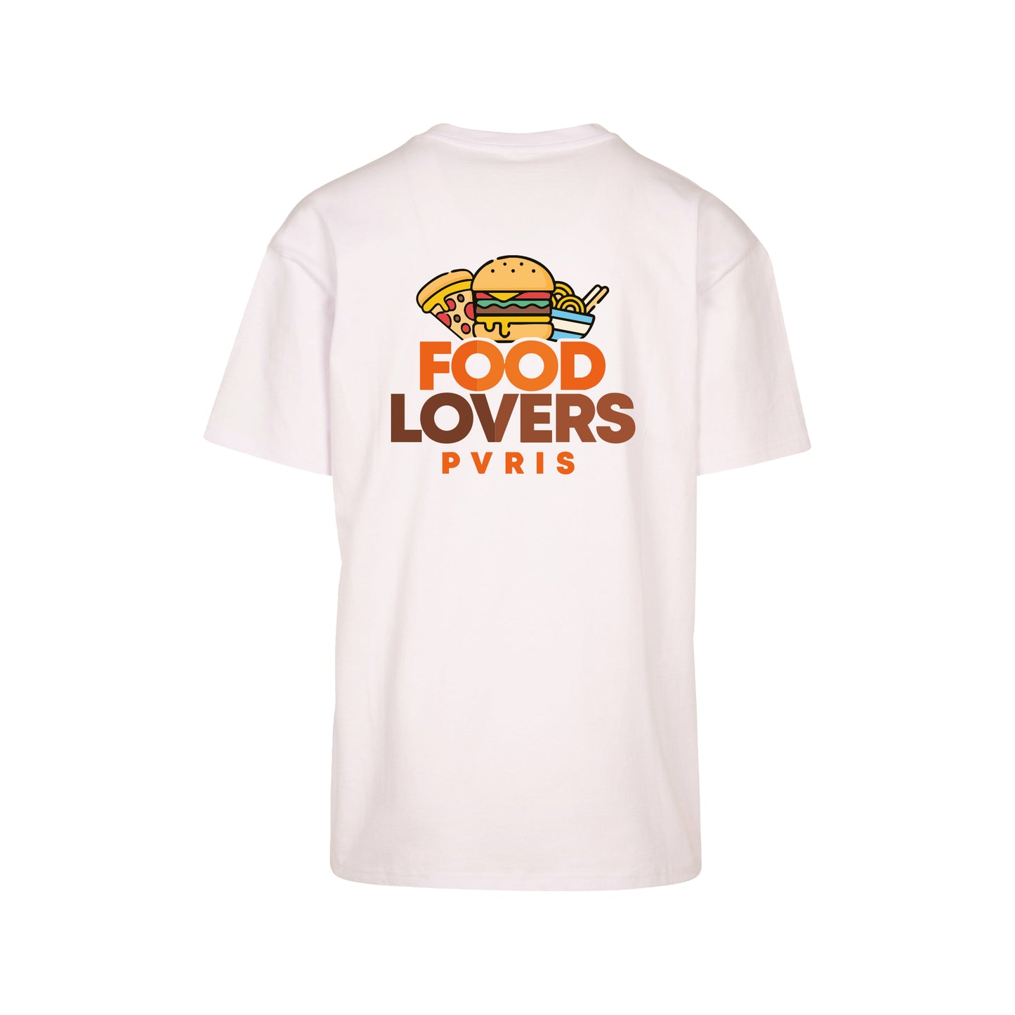 T-shirt Oversize Blanc FoodLovers PVRIS