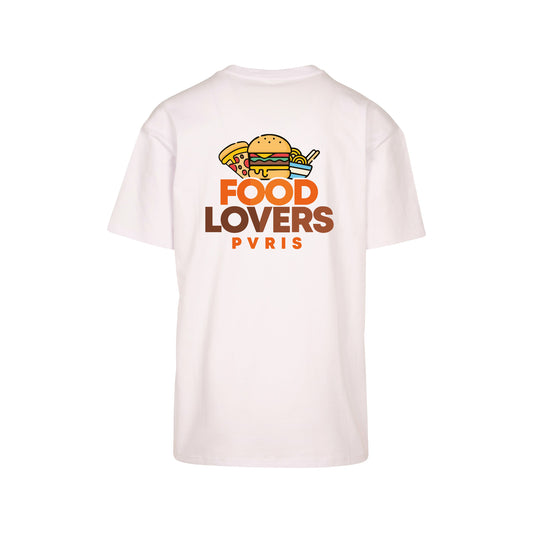 T-shirt Oversize Blanc FoodLovers PVRIS