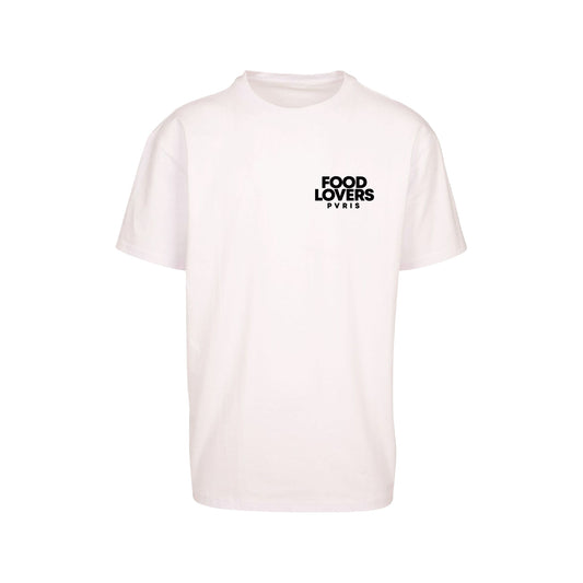 T-shirt Oversize Blanc FoodLovers PVRIS